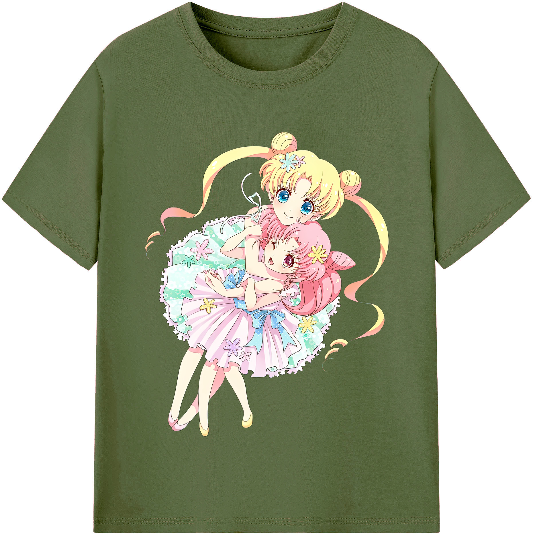 （画像用） 美少女戦士セーラームーン 愛野 美奈子 あいの みなこ Sailor Moon Aino Minako 綿100％半袖Tシャツ（フロントプリント）